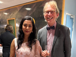 Twinkle Biswas and her co-supervisor Christer Löfstedt.